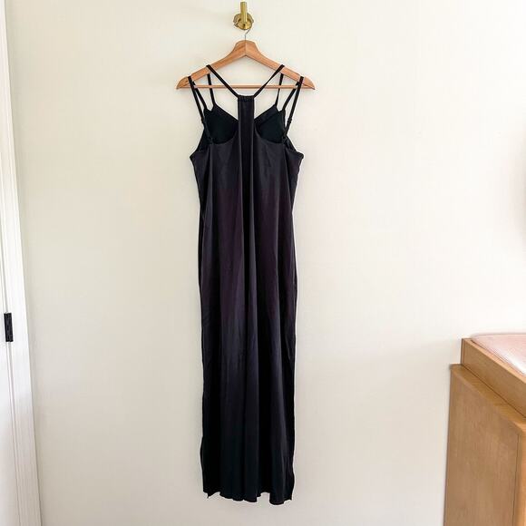 Shebird The Savannah Strappy Maxi Bra Dress in Jet Black - Picture 3 of 9